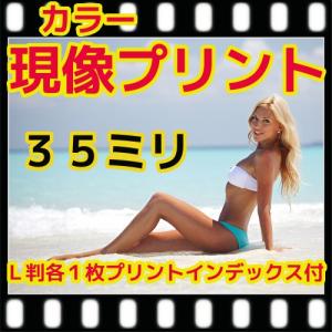 35ミリ フィルム現像+L判各1枚プリント+インデックス「写...