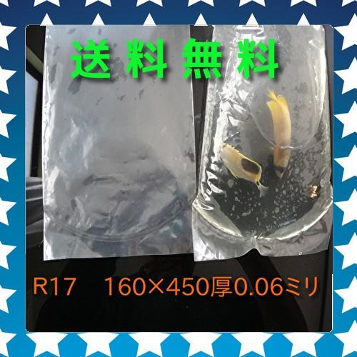 R17-50枚　丸底ビニール袋 　パッキング袋　観賞魚ビニール袋