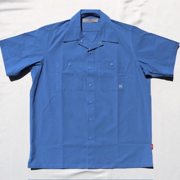 XLサイズ BLUCO ブルコ スタンダード 半袖ワークシャツ BLUE ブルー STANDARD ...