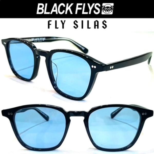 ライトブルーレンズ ブラックフライ サングラス BlackFlys FLY SILAS BLACK/...