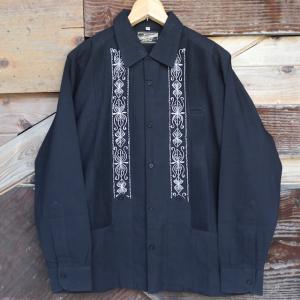 ESTRELLASTANDARD GUAYABERAキューバシャツ　42 XL サイズ42 Estrella Standard L/S GUAYABERA REJILLADA 長袖キューバ