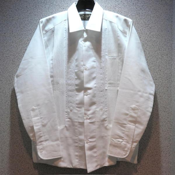 サイズ42 Estrella Standard L/S GUAYABERA REJILLADA AS...