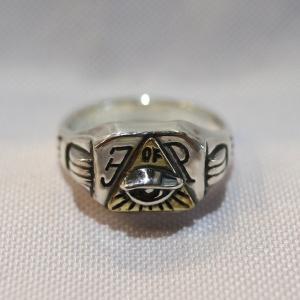 サイズ21 galcia ガルシア メキシカンリング 20R-MEX001 スカル クロス