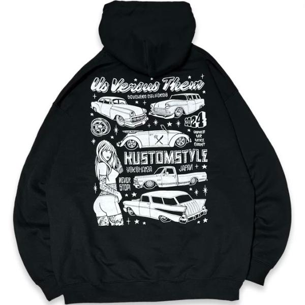 Lサイズ Kustomstyle カスタムスタイル US VERSUS THEM コラボ プルオーバ...