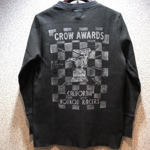 Ｌサイズ OLD CROW (オールドクロウ) CROW AWARDS L/S Tシャツ BLACK