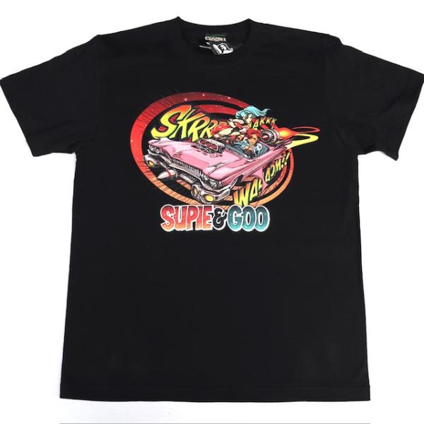 Lサイズ ロッキンジェリービーンSUPIE &amp; GOO GET AWAY Tシャツ 黒色 Rocki...