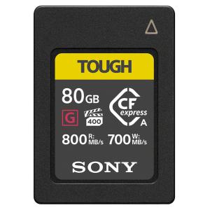 80GB CFexpress Type A カード Tough SONY ソニー CEA-Gシリーズ タフ仕様 R:800MB/s W:700MB/s 海外リテール CEA-G80T ◆宅