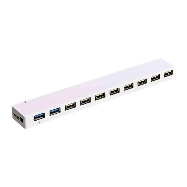 USBハブ 10ポート USB3.0 HUB 白 Amazon Basics Amazonベーシック...