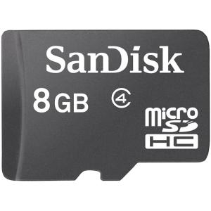 SanDisk サンディスク microSDHCカード CLASS4 海外リテール SDSDQM-008G-B35  メ