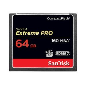 64GB SanDisk/サンディスク コンパクトフラッシュ Extreme Pro 最大160MB/秒 1067倍速 UDMA7対応 海外リテール品 SDCFXPS-064G-X46 ◆メ｜風見鶏