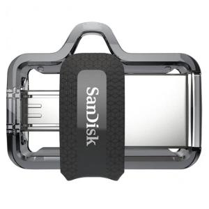 64GB SanDisk サンディスク USBメモリー Ultra Dual Drive m3.0 OTG(Android対応) USB3.0対応 R:150MB/s 海外リテール SDDD3-064G-G46 ◆メ