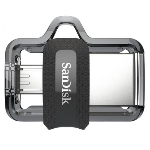 128GB USBメモリ SanDisk microUSB/USB-A 両コネクタ搭載(OTG対応)...