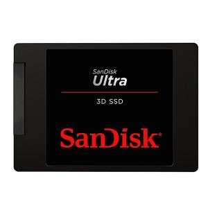 1TB SSD 内蔵型 2.5インチ SanDisk サンディスク Ultra 3D SATA3 6Gb/s R:560MB/s W:530MB/s 3D TLC 7mm厚 1000GB 海外リテール SDSSDH3-1T00-G25  メ