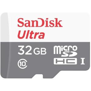 32GB SanDisk サンディスク Ultra microSDHCカード Class10 UHS-I対応 R:80MB/s 海外リテール SDSQUNS-032G-GN3MN ◆メ