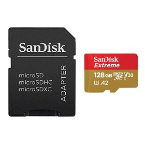 128GB microSDXCカード マイクロSD SanDisk サンディスク Extreme UHS-I U3 V30 A2 R:160MB/s W:90MB/s 海外リテール SDSQXA1-128G-GN6MA ◆メ