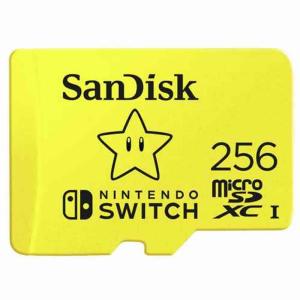 256GB microSDXCカード for Nintendo Switch マイクロSD SanDisk サンディスク UHS-I R:100MB/s W:90MB/s 海外リテール SDSQXAO-256G-GNCZN ◆メ