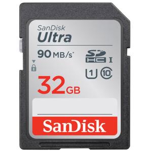 32GB SDHCカード SDカード SanDisk サンディスク Ultra UHS-I U1 R:90MB/s 海外リテール SDSDUNR-032G-GN6IN ◆メ
