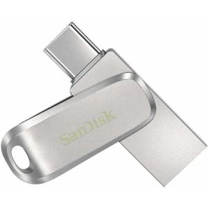 32GB USBメモリ USB3.1 Gen1-A/Type-C 両コネクタ搭載 SanDisk サンディスク Ultra Dual Drive Luxe R:150MB/s 回転式 海外リテール SDDDC4-032G-G46 ◆メ