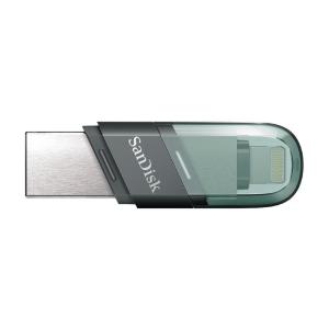 64GB USBメモリ iXpand Flash Drive Flip SanDisk サンディスク iPhone iPad/PC用 Lightning + USB3.1-A キャップ式 海外リテール SDIX90N-064G-GN6NN ◆メ