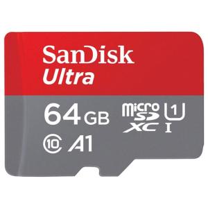 64GB microSDXCカード マイクロSD SanDisk サンディスク Ultra Class10 UHS-I A1 R:120MB/s 海外リテール SDSQUA4-064G-GN6MN ◆メ