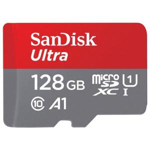 128GB microSDXCカード マイクロSD SanDisk サンディスク Ultra Class10 UHS-I A1 R:120MB/s 海外リテール SDSQUA4-128G-GN6MN ◆メ