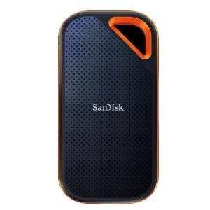 4TB 外付SSD ポータブルSSD USB3.2 Gen2x2 SanDisk サンディスク Extreme Pro R/W:2000MB/s 防滴 耐衝撃 USB-A/C両対応 海外リテール SDSSDE81-4T00-G25  宅