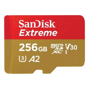 256GB microSDXCカード マイクロSD SanDisk サンディスク Extreme UHS-I U3 V30 A2 R:190MB/s W:130MB/s 海外リテール SDSQXAV-256G-GN6MN ◆メ｜風見鶏