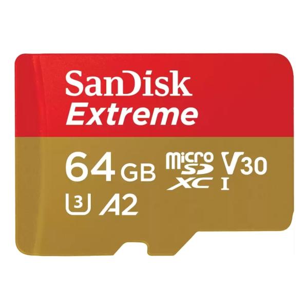 64GB microSDXCカード マイクロSD SanDisk サンディスク Extreme UH...