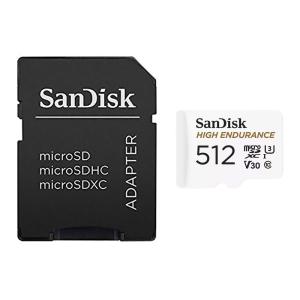 高耐久 microSDXC 512GB マイクロSD SanDisk サンディスク Class10 UHS-1 U3 V30 R:100MB/s W:40MB/s SDアダプター付 海外リテール SDSQQNR-512G-GN6IA ◆メ｜風見鶏