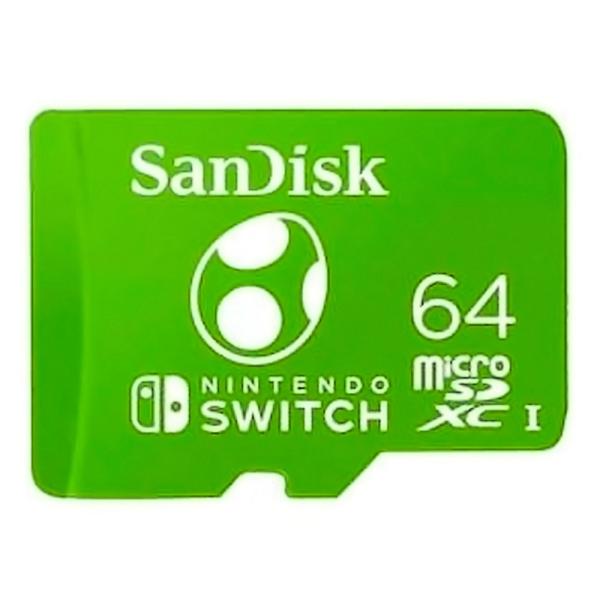 マイクロSDカード 64GB microSDXC for Nintendo Switch ヨッシー ...