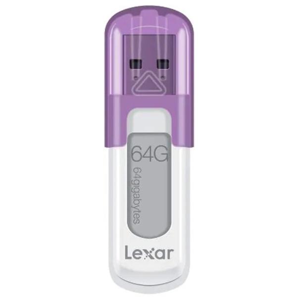 64GB USBメモリ USB2.0 LEXAR レキサー JumpDrive V10 キャップ式 ...