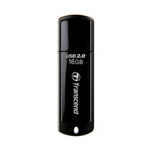 16GB Transcend トランセンド USBメモリー JetFlash 350 USB2.0対応 キャップ式 ブラック TS16GJF350 ◆メ