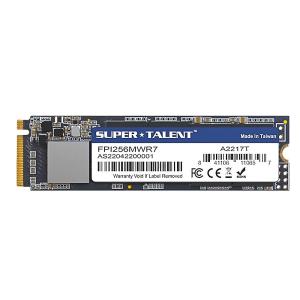 M.2 2280 NVMe SSD 256GB 内蔵型 SUPER TALENT スーパータレント PCIe Gen3x4 R:3000MB/s W:1300MB/s 120TBW 海外リテール FPI256MWR7 ◆メ｜flashmemory