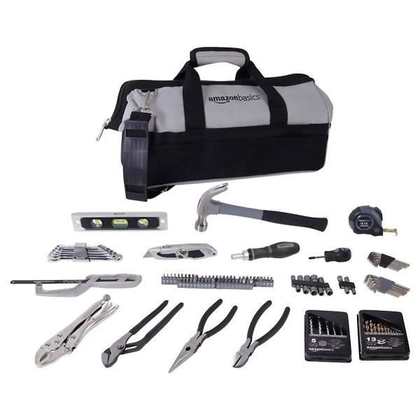 ホームツールセット 工具セット 115点セット Amazonベーシック 修理修繕 115点入(ハンマ...