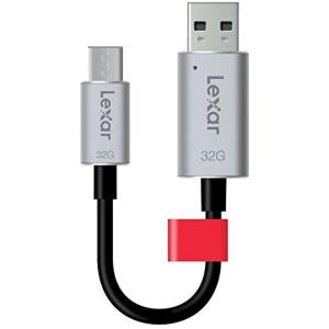 32GB USBメモリ USB3.1 Gen1 LEXAR レキサー JumpDrive C20c Type-A/C両コネクタ搭載 海外リテール LJDC20c-32GBBEU  メ