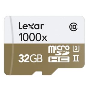 32GB microSDHCカード マイクロSD Lexar レキサー Professional UHS-II U3 R:150MB/s W:60MB/s USB3.0カードリーダー付 海外リテール LSDMI32GCBEU1000R  メ