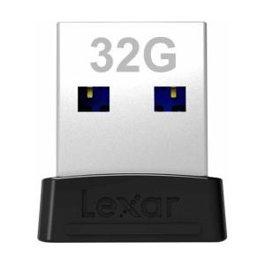 32GB USBメモリ USB3.1 Gen1 Lexar レキサー JumpDrive S47 超高速転送 R:250MB/s 超小型サイズ ブラック 海外リテール LJDS47-32GABBK  メ
