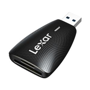 2-in-1マルチカードリーダー USB3.1 Gen1 Lexar レキサー SD / microSD (LEXAR UHS-I R:170MB/s対応) 海外リテール LRW450UB ◆メ｜flashmemory