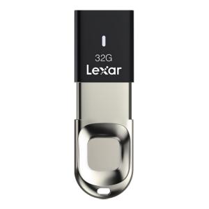 指紋認証USBメモリ USB 32GB USB3.0 LEXAR レキサー Fingerprint F35 指紋センサー セキュリティ機能 R:150MB/s 海外リテール LJDF35-32GBBK  メ