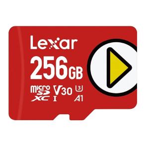 256GB microSDXCカード マイクロSD Lexar レキサー PLAYシリーズ Class10 UHS-1 U3 V30 A1 R:150MB/s 海外リテール LMSPLAY256G-BNNNG ◆メ