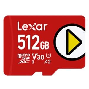 マイクロSDカード microSDXC 512GB Lexar レキサー PLAYシリーズ Class10 UHS-1 U3 V30 A2 R:150MB/s 海外リテール LMSPLAY512G-BNNNG ◆メ
