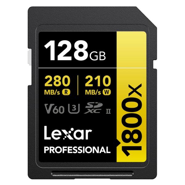 SDカード 128GB UHS-II SDXC Lexar レキサー Professional GO...