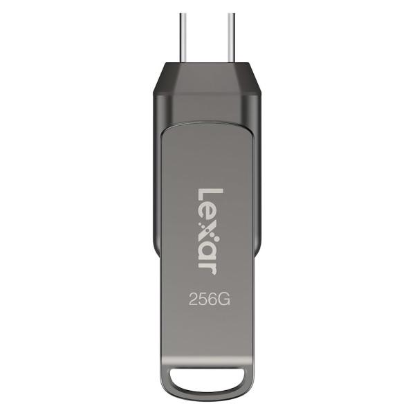 USBメモリ 256GB USB3.2 Gen1-A/Type-C 両コネクタ搭載 Lexar レキ...