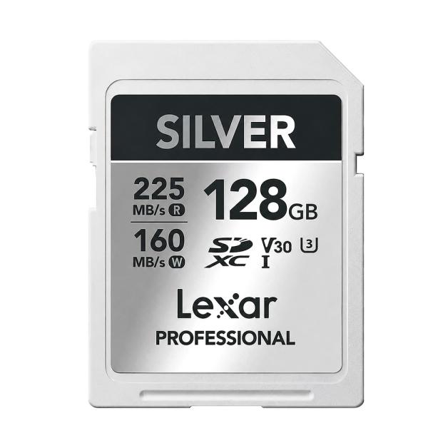 SDカード 128GB SDXC Lexar レキサー Professional SILVER Cl...