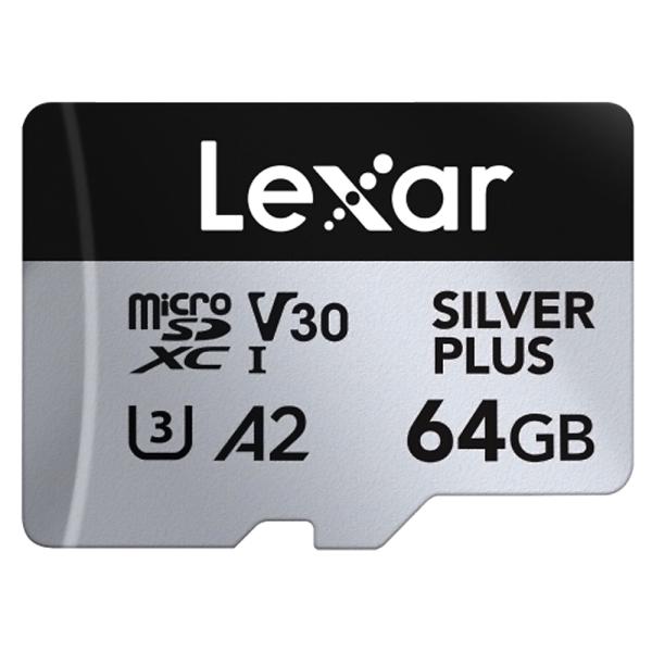 マイクロSDカード 64GB microSDXC Lexar Professional SILVER...