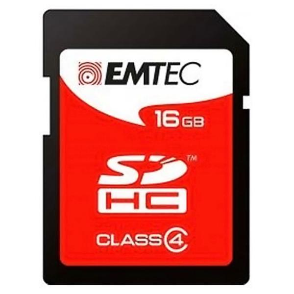SDカード 16GB SDHC EMTEC Elite Silver CLASS4 R:25MB/s...
