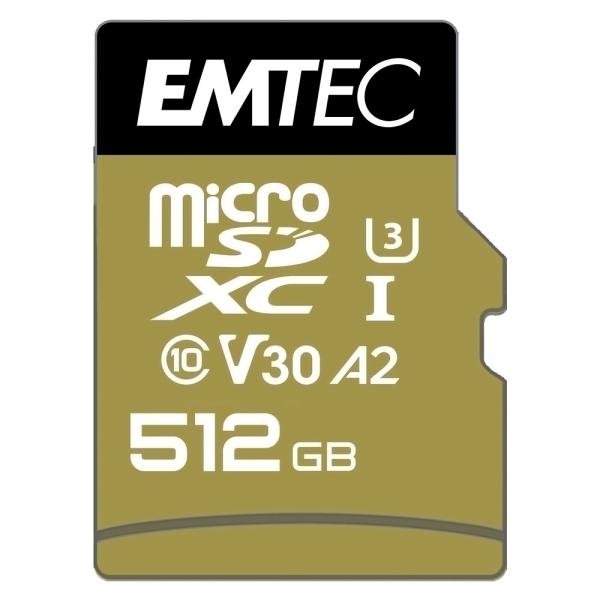 マイクロSDカード 512GB microSDXC EMTEC SpeedIN Pro CLASS1...
