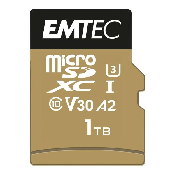 マイクロSDカード 1TB microSDXC EMTEC SpeedIN Pro CLASS10 ...