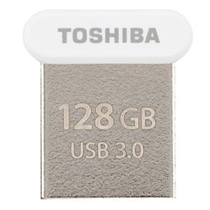 128GB USBメモリ USB3.0 極小設計 TOSHIBA 東芝 TransMemory U364 R:120MB/s 親指サイズ ホワイト 海外リテール THN-U364W1280E4 ◆メ