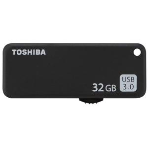 32GB USBメモリ USB3.0 TOSHIBA 東芝 TransMemory U365 R:150MB/s スライド式 ブラック 海外リテール THN-U365K0320E4 ◆メ
